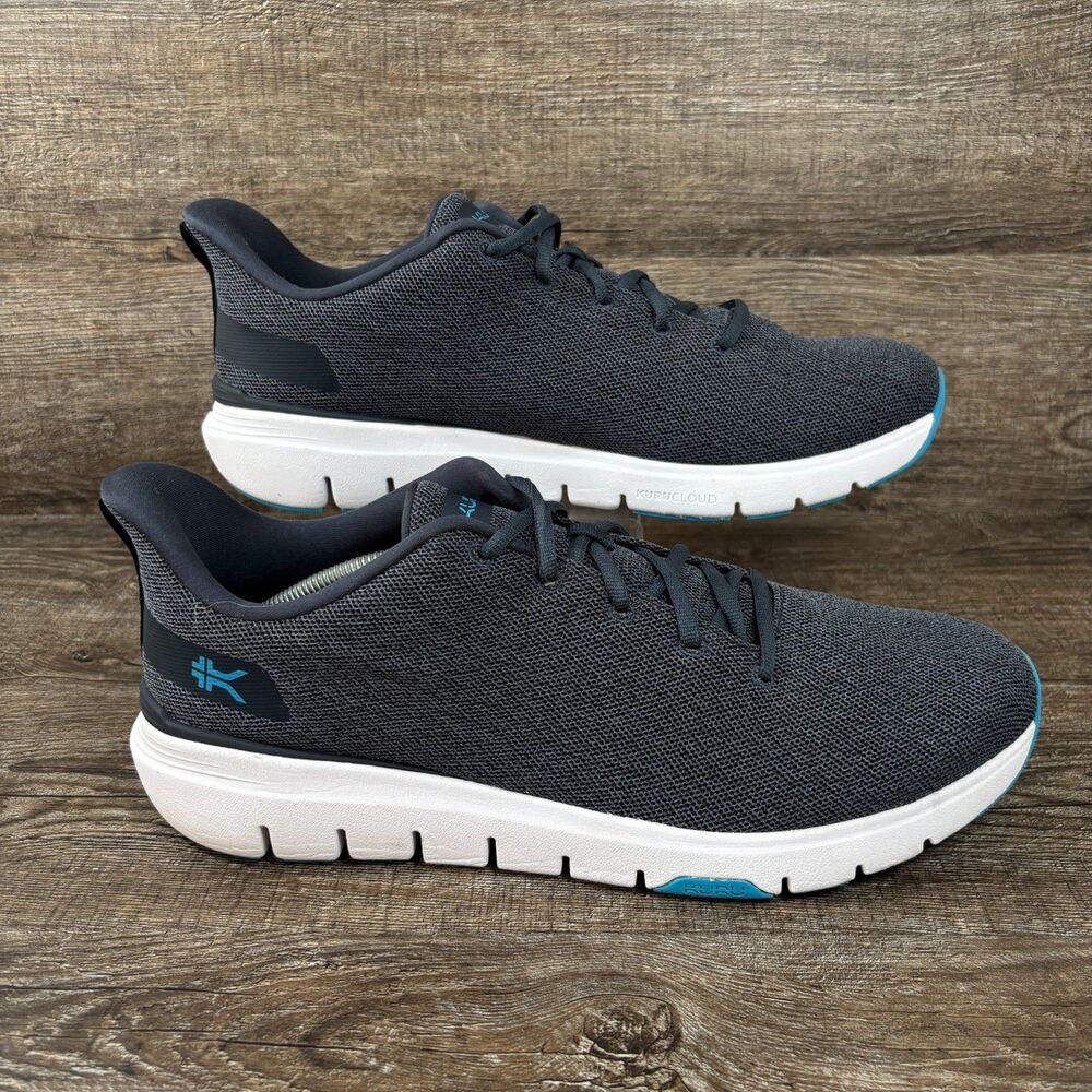 Kuru Flex Via Shoes Men's 13.5 M Midnight Blue Bright White Walking Running